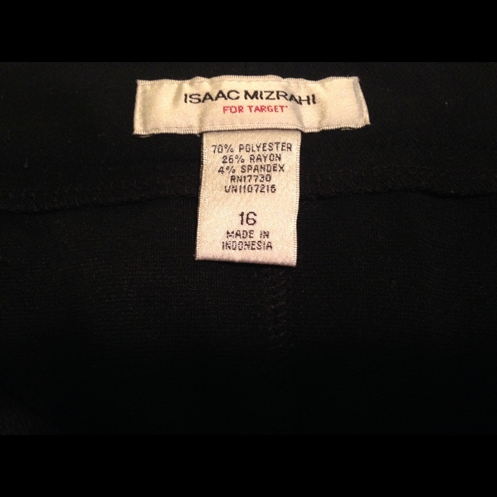 🔻Black Isaac Mizrahi Cotton Skirt