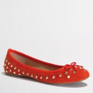 J.CREW Studded Ballet Flats