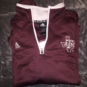 Texas A&M 1/4 zip sweatshirt