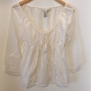 Sexy max studio peasant blouse