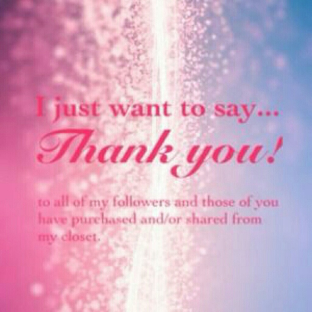 Thank you all i appreciate each and every one of y