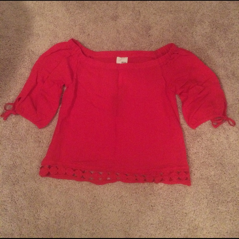 Greylin off the shoulder top