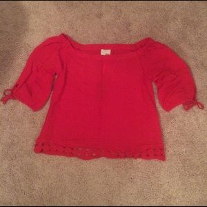 Greylin off the shoulder top