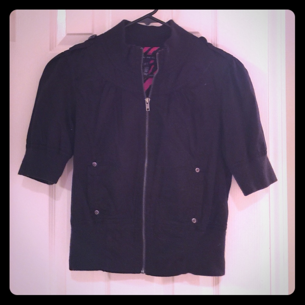 fang jacket black jacket