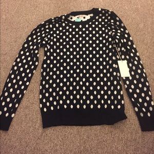 Polka dot sweater