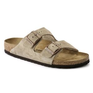 Birkenstock Arizona Taupe Suede Sandals