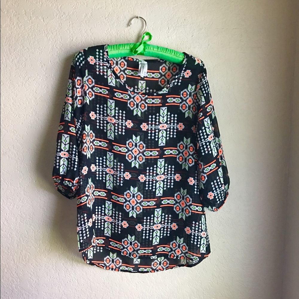 tribal high low top