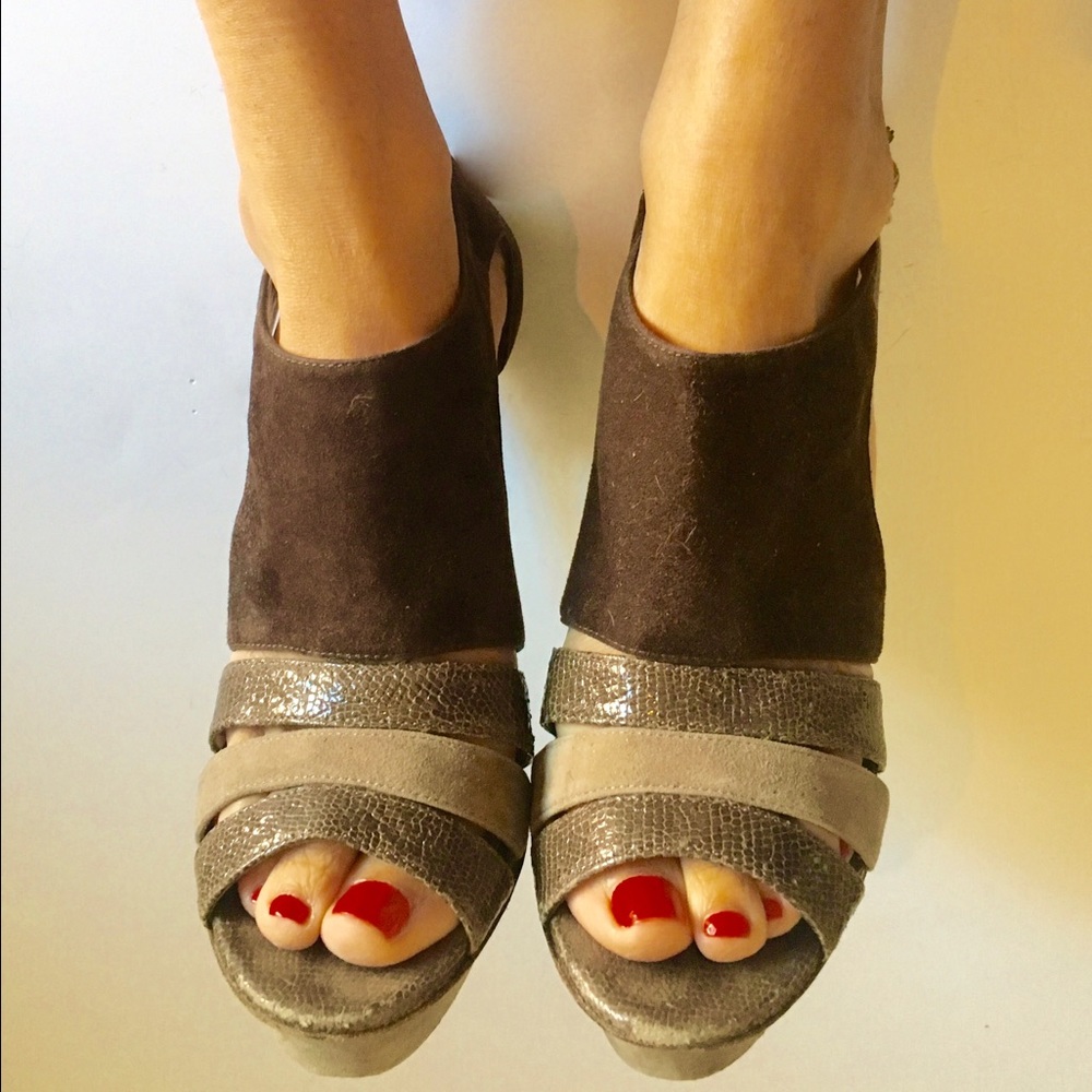 Tonal Platform Sandals