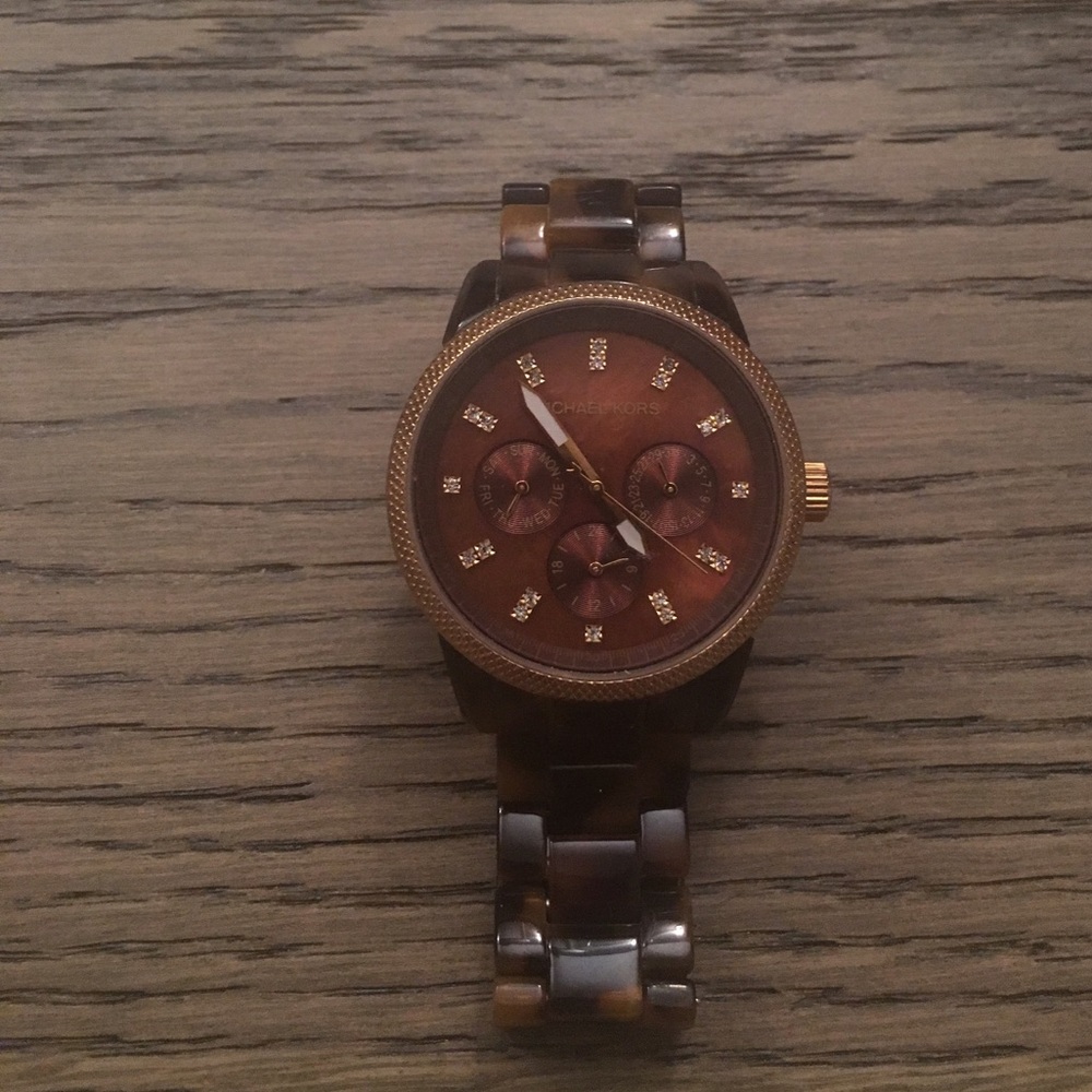Michael Kors Tortoise Watch