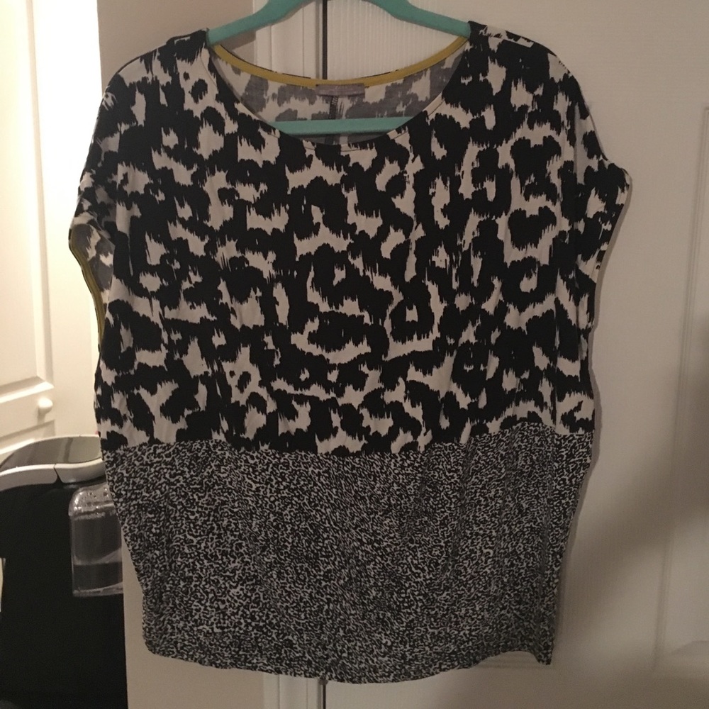 Super soft, double pattern top from Zara!