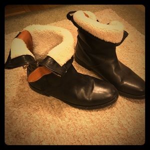 Burberry black boots