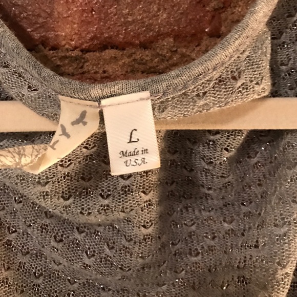 Slouchy silver cardigan - Picture 2 of 5