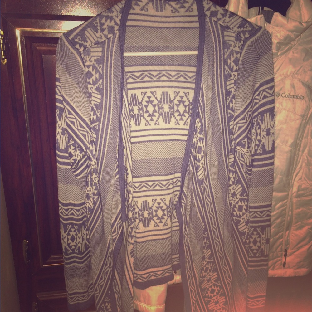 Aztec pattern cardigan