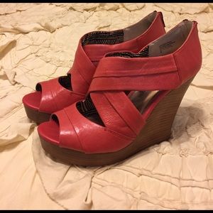 Seychelles Leather Wedges