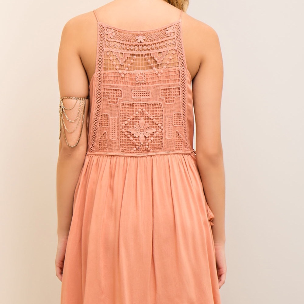 🆕 Grecian Bronze Pink Sundress🍃 - Picture 3 of 4