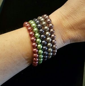 Premier Designs Pearl Soiree bracelets