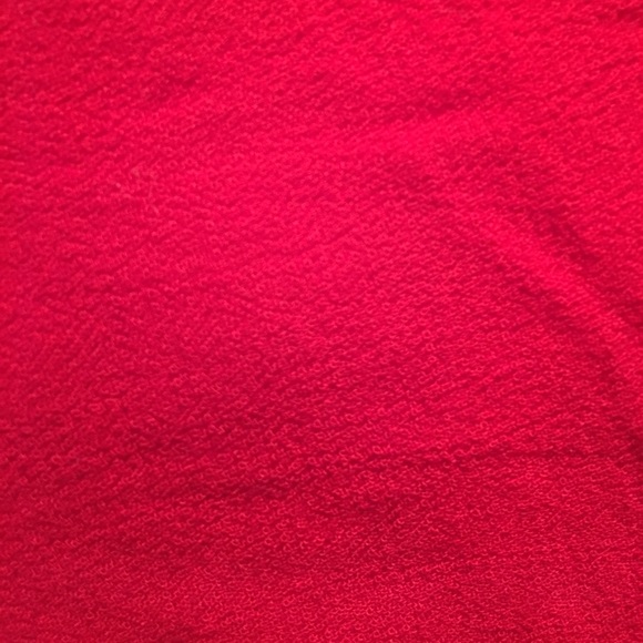 Ella moss Red Top with Faux Leather Triangles 3 - Picture 7 of 7