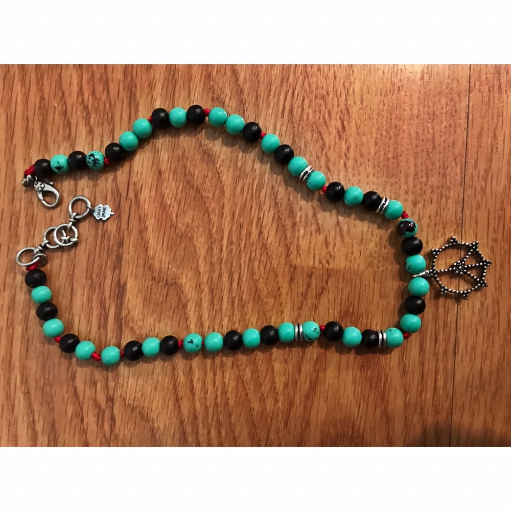 Semiprecious Webbed Necklace