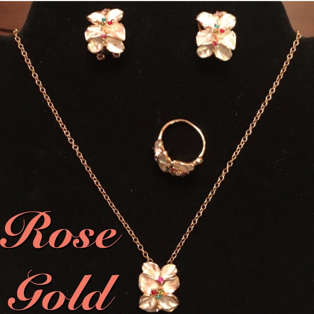 💖Rose Gold Floral Set🌟🌟