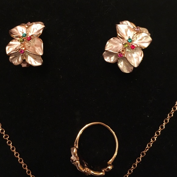 💖Rose Gold Floral Set🌟🌟 - Picture 2 of 4