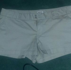 Mossimo Khaki Casual Shorts (stretchy )