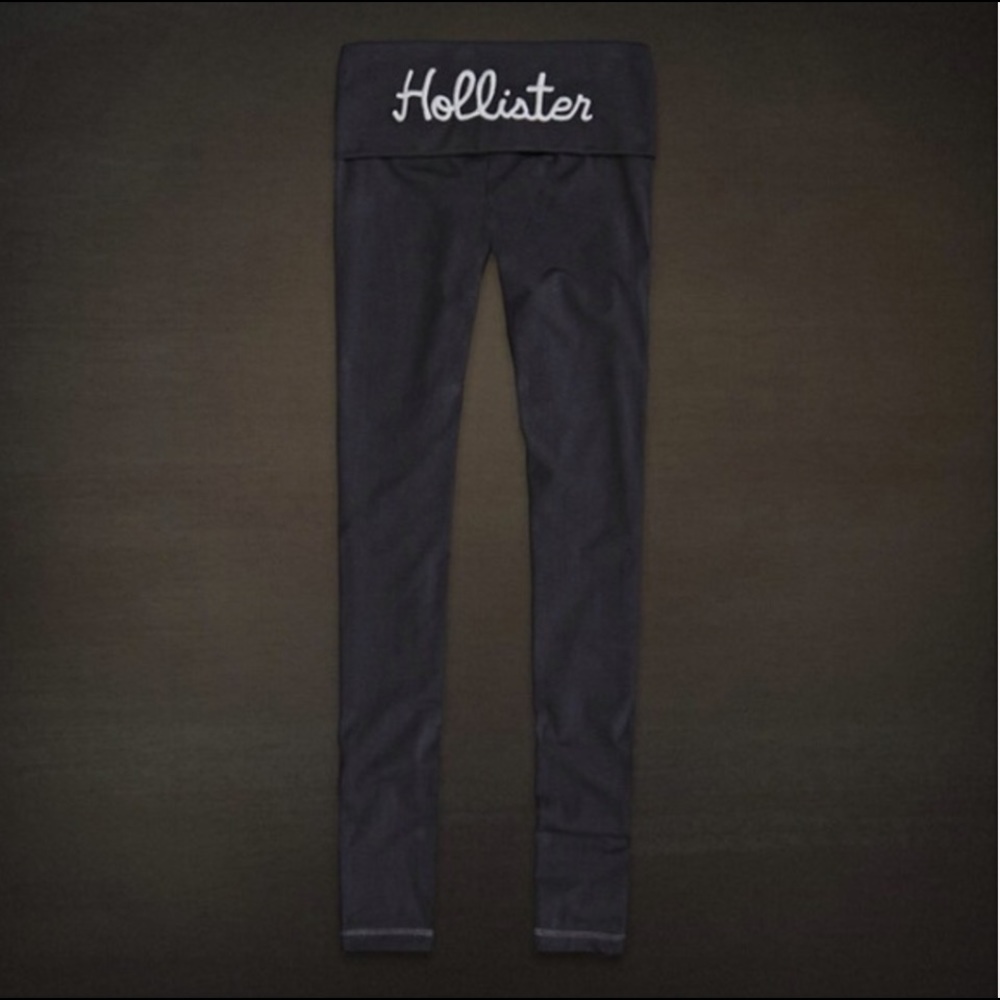Hollister foldover yoga pants leggings