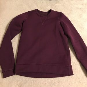 Lululemon Bordeaux Drama Crew Neck Sweatshirt