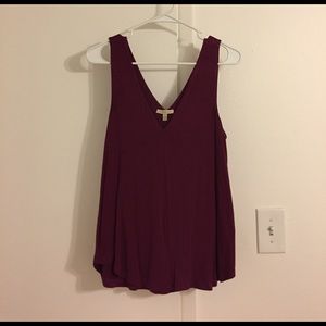 Anthropologie Bordeux Double Layer Tank
