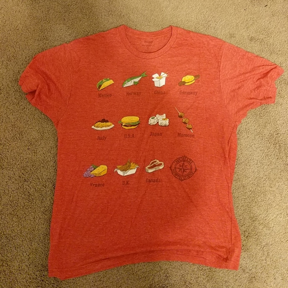 Disneyworld Epcot Food Tee