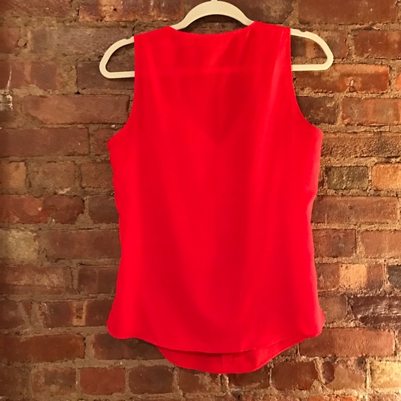 Office to happy hour red sleeveless blouse! - Picture 2 of 3