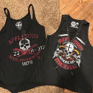 Affliction tops