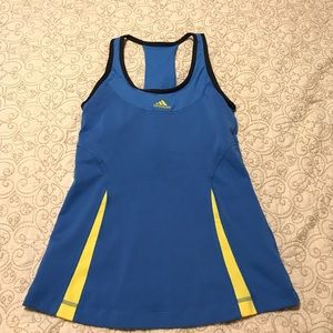 Adidas tank with built in bra size small