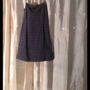 Cute navy plaid dress