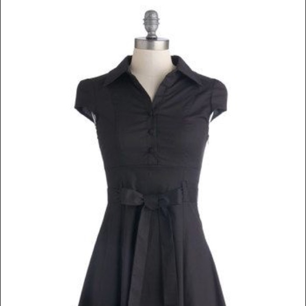 Modcloth Soda Fountain Dress in Cola