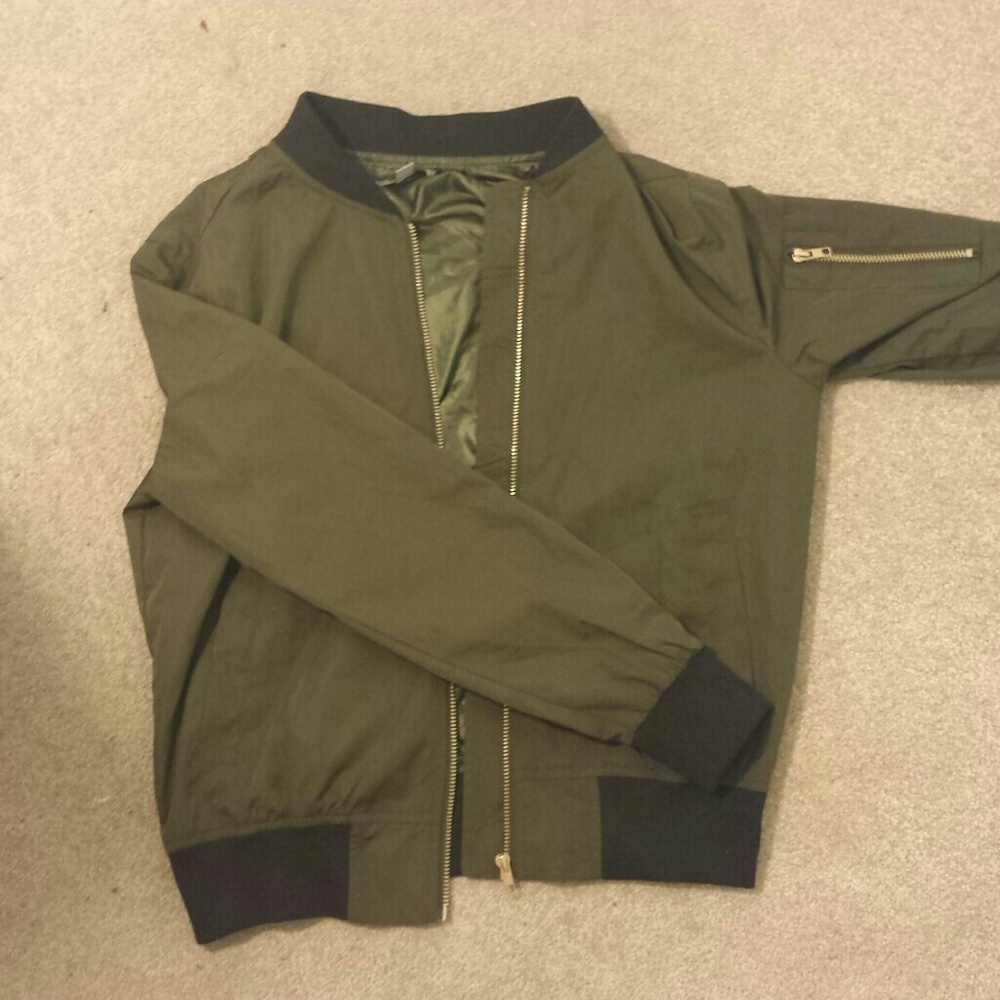Green Bomber Jacket