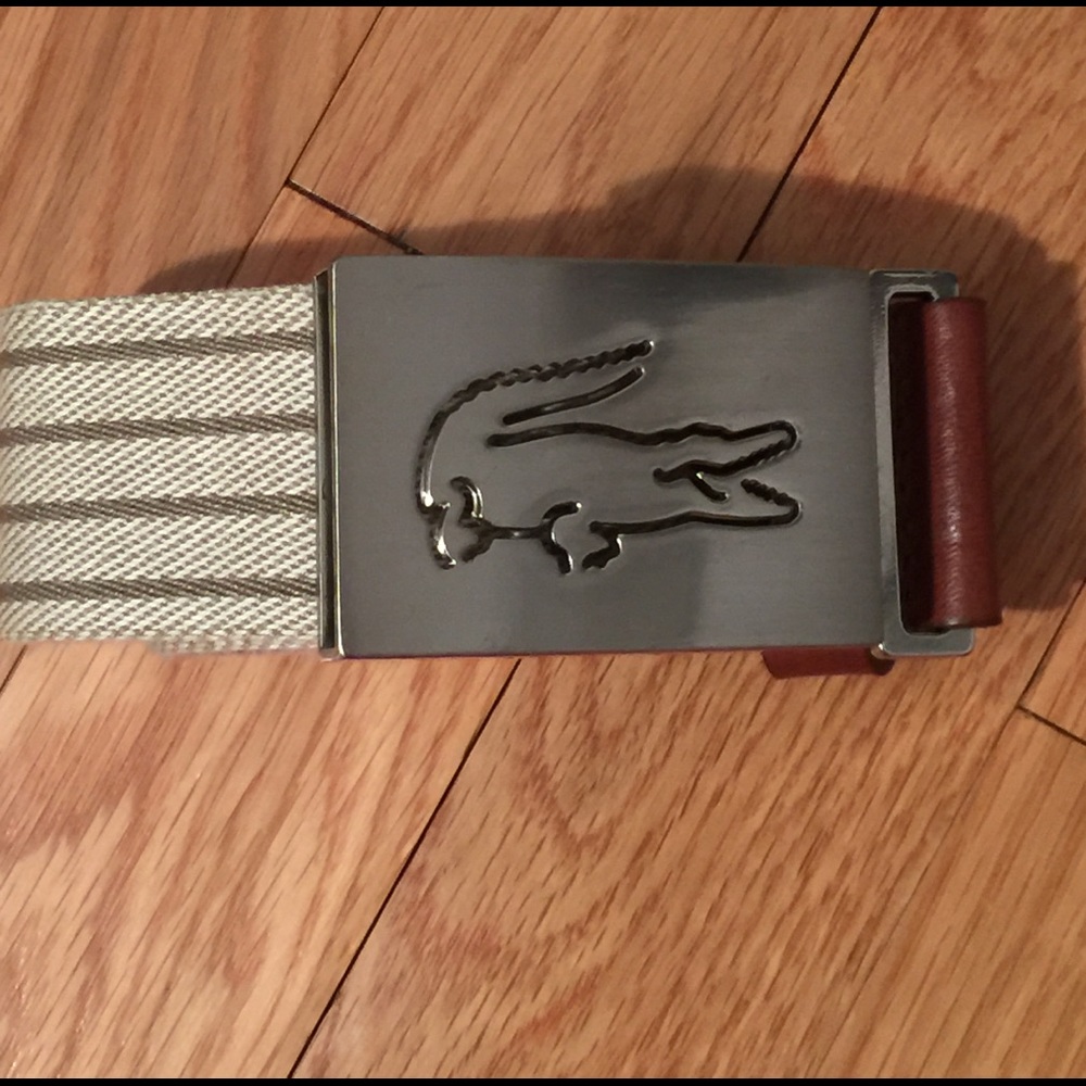 Unisex Lacoste belt. Authentic.