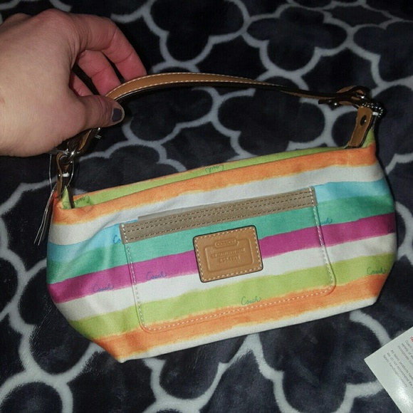 Multicolor Coach Purse - Picture 4 of 5