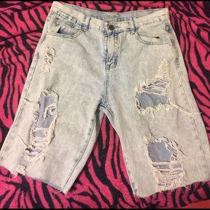 🎉Final drop price🎉 Distressed knee shorts