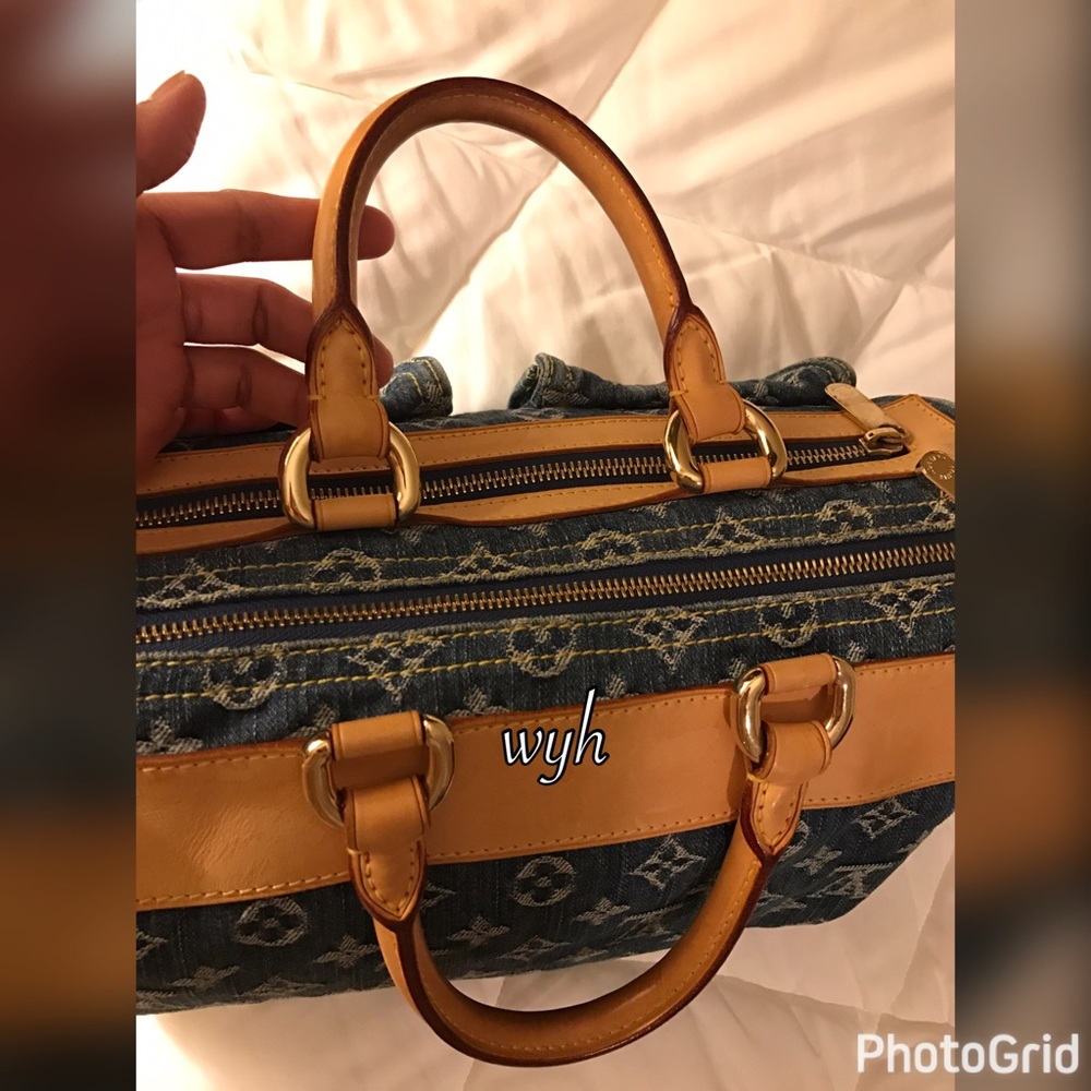 EXTRA PICS Louis Vuitton Neo Denim Handbag