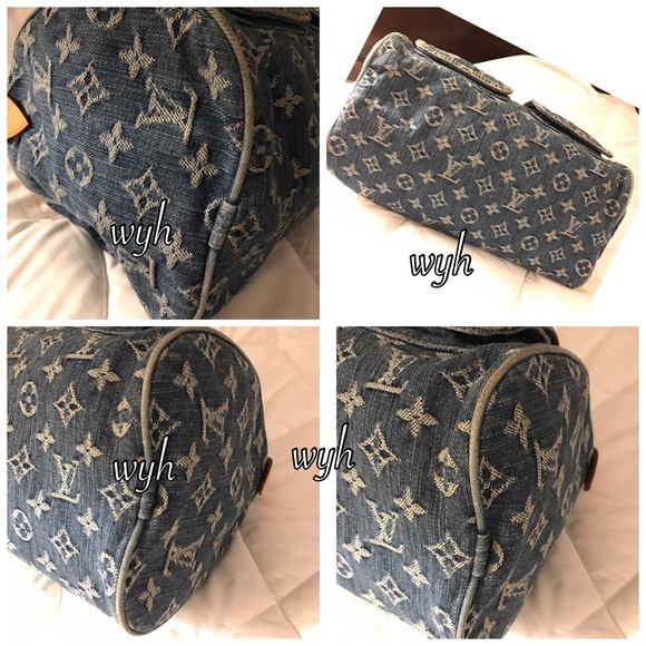 EXTRA PICS Louis Vuitton Neo Denim Handbag - Picture 4 of 8