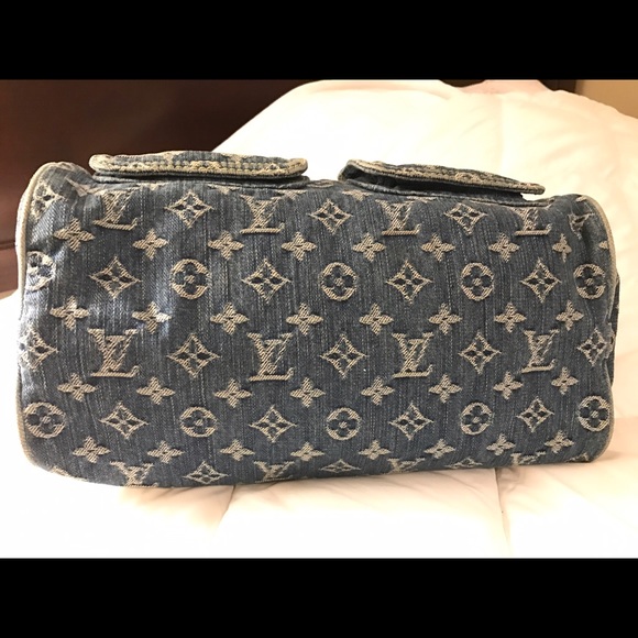 EXTRA PICS Louis Vuitton Neo Denim Handbag - Picture 6 of 8