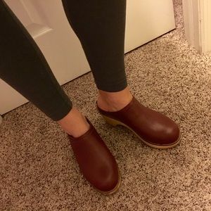 BDG Burgundy Clogs