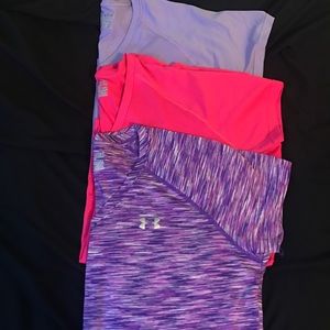 Under Armour workout shirts!