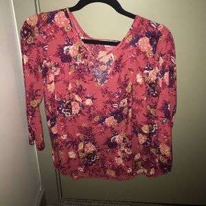Spring fling blouse