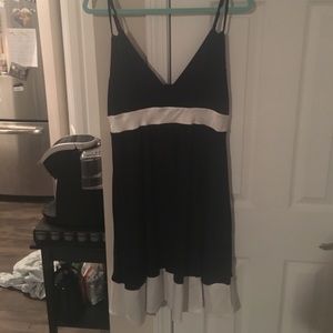 Black and white spaghetti strap Express dress!