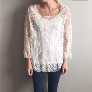 White Lace Top