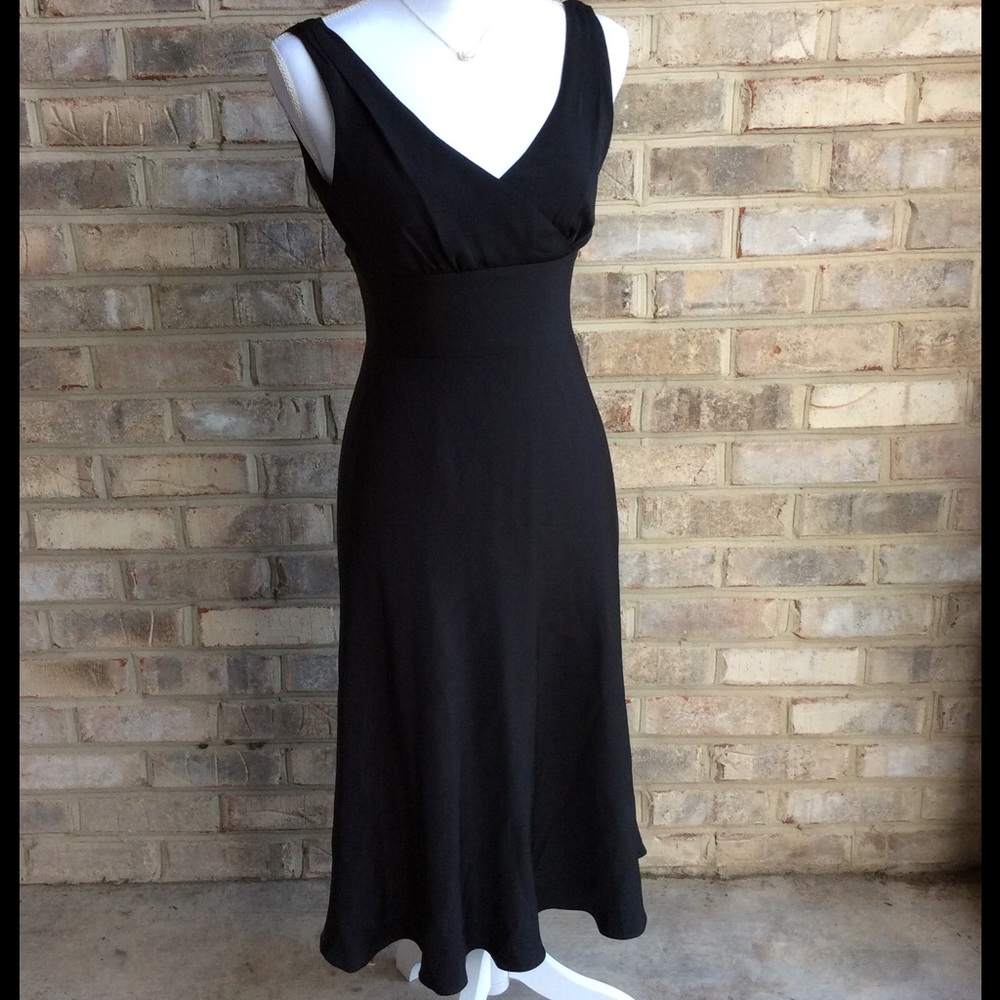 J Crew - Black silk gown - sz 0