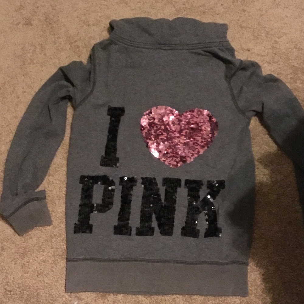 Pink Victoria's Secret hoodie