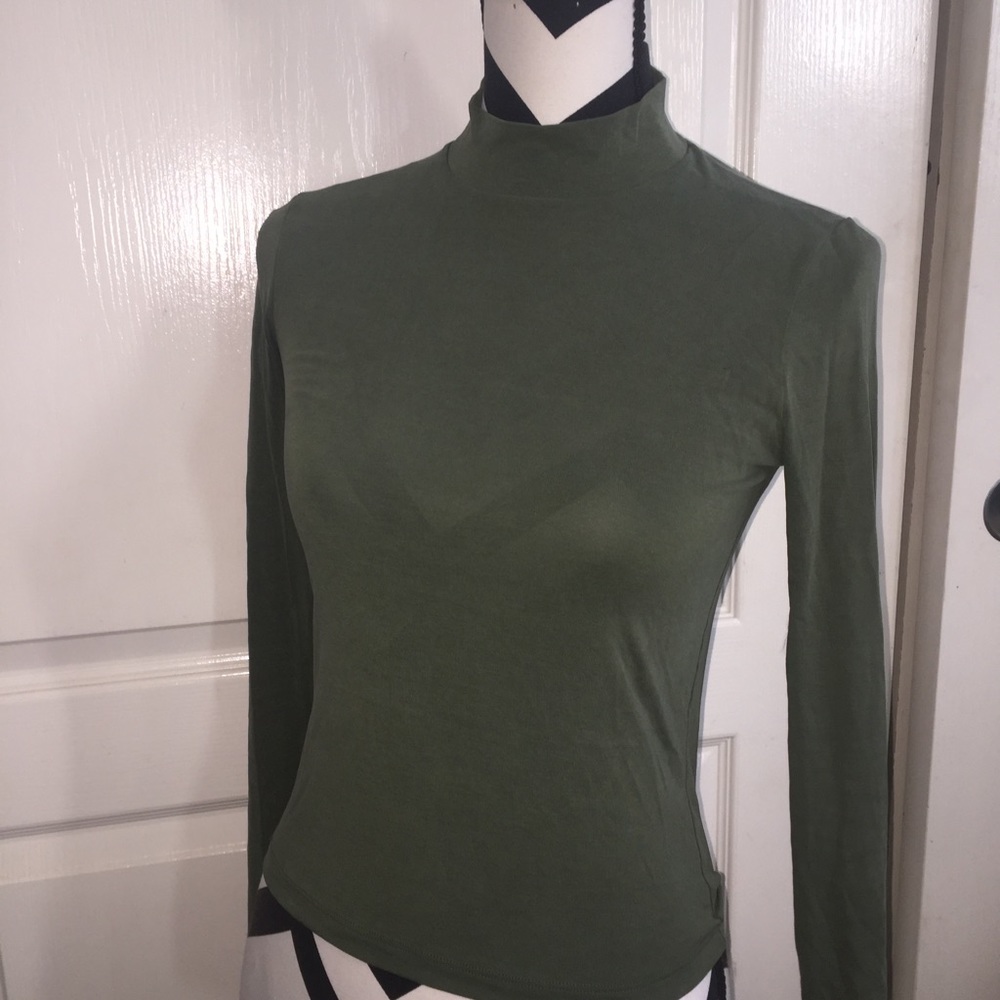 american apparel faux turtleneck