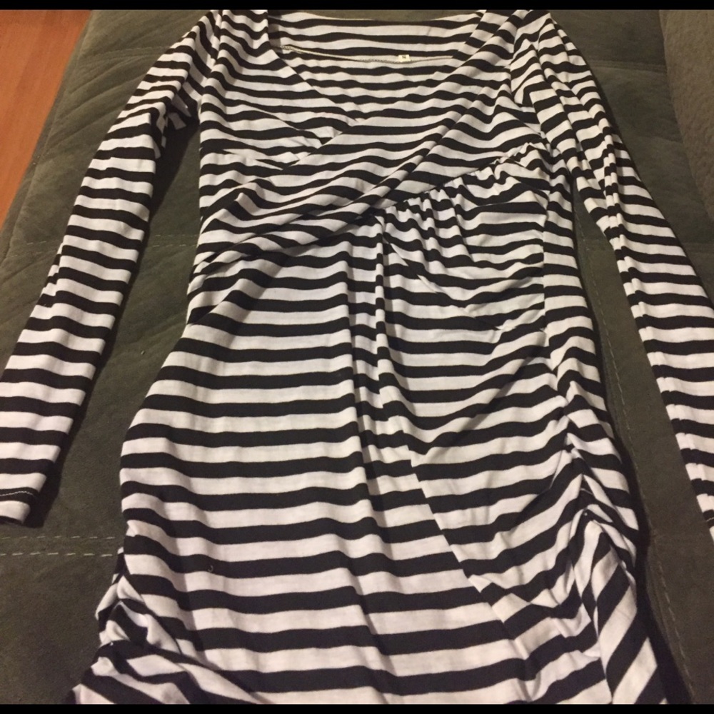 Mini striped dress